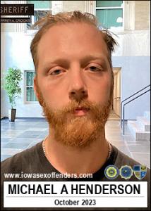 Michael Andrew Henderson a registered Sex Offender of Iowa