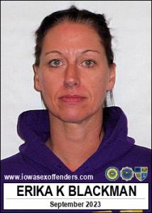 Erika Klint Blackman a registered Sex Offender of Iowa