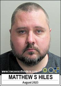 Matthew Scott Hiles a registered Sex Offender of Iowa