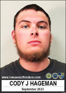 Cody John Hageman a registered Sex Offender of Iowa