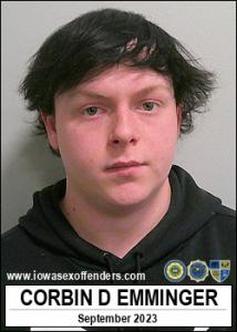 Corbin Downing Emminger a registered  of Iowa