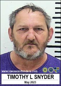 Timothy Lee Snyder a registered Sex Offender of Iowa