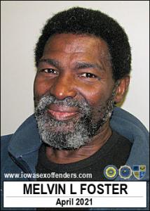 Melvin Louis Foster a registered Sex Offender of Iowa