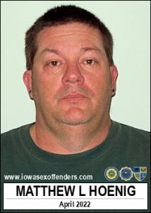 Matthew Lawrence Hoenig a registered Sex Offender of Iowa