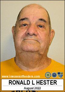 Ronald Lee Hester a registered Sex Offender of Iowa