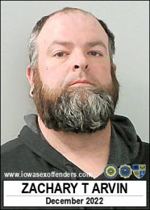 Zachary Todd Arvin a registered Sex Offender of Iowa