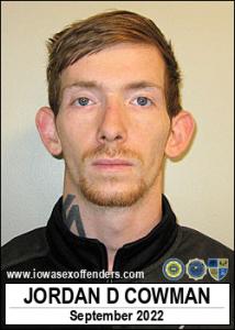 Jordan Donovan Cowman a registered Sex Offender of Iowa