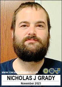 Nicholas Jay Grady a registered Sex Offender of Iowa