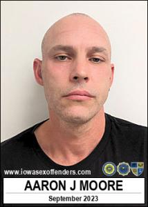 Aaron Joseph Moore a registered Sex Offender of Iowa