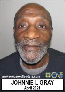 Johnnie Lee Gray a registered Sex Offender of Iowa