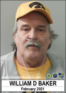 William Daniel Baker a registered Sex Offender of Iowa