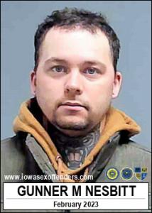 Gunner Matthew Nesbitt a registered Sex Offender of Iowa