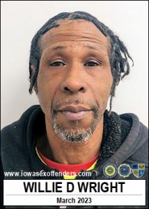 Willie Donnell Wright a registered Sex Offender of Iowa