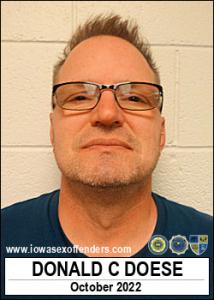 Donald Clarence Doese a registered Sex Offender of Iowa