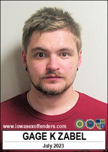 Gage Kristofer Zabel a registered Sex Offender of Iowa