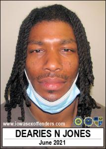 Dearies Napoleon Jones a registered Sex Offender of Iowa