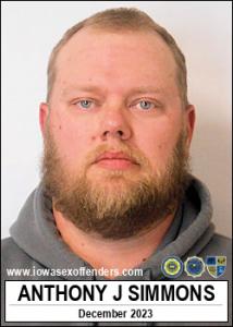 Anthony Jay Simmons a registered Sex Offender of Iowa