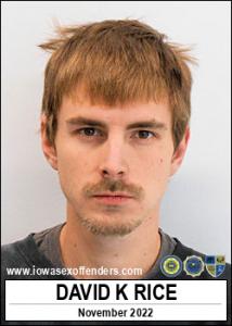 David Kevin Rice a registered Sex Offender of Iowa