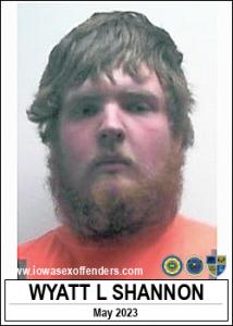 Wyatt Louis Shannon a registered Sex Offender of Iowa