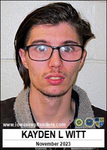 Kayden Lee Witt a registered Sex Offender of Iowa