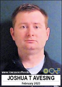 Joshua Thomas Avesing a registered Sex Offender of Iowa