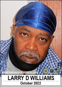 Larry Donnell Williams a registered Sex Offender of Iowa