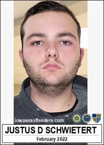 Justus Dalton Schwietert a registered Sex Offender of Iowa