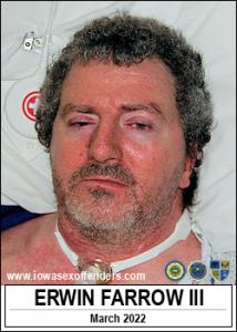 Erwin Farrow III a registered Sex Offender of Iowa