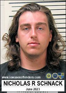 Nicholas Robert Schnack a registered Sex Offender of Iowa
