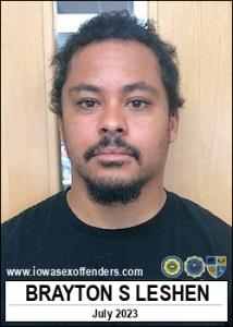 Brayton Shadow Leshen a registered Sex Offender of Iowa