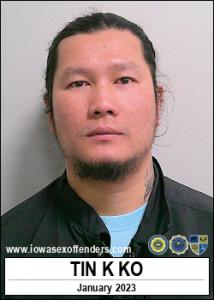 Tin Ko Ko a registered Sex Offender of Iowa