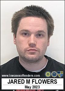 Jared Michael Flowers a registered Sex Offender of Iowa