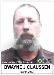 Dwayne Jared Claussen a registered Sex Offender of Iowa