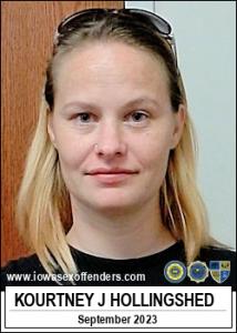 Kourtney Joy Hollingshed a registered Sex Offender of Iowa