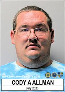 Cody Allen Allman a registered Sex Offender of Iowa