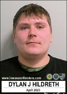 Dylan James Hildreth a registered Sex Offender of Iowa