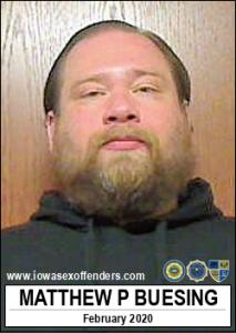 Matthew Paul Buesing a registered Sex Offender of Iowa