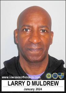 Larry Darnell Muldrew a registered Sex Offender of Iowa