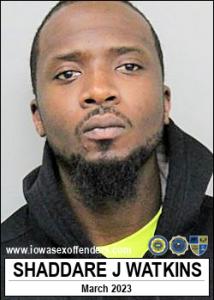 Shaddare Jammal Watkins a registered  of Iowa