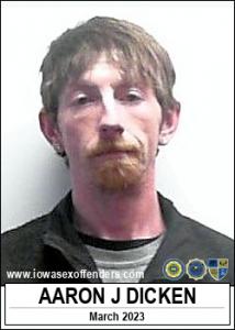 Aaron Justice Dicken a registered Sex Offender of Iowa