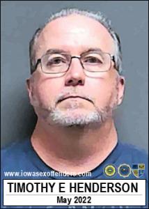 Timothy Edward Henderson a registered Sex Offender of Iowa