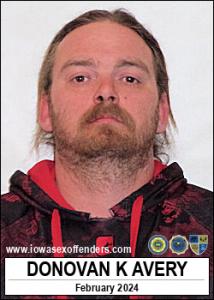 Donovan Kale Avery a registered Sex Offender of Iowa