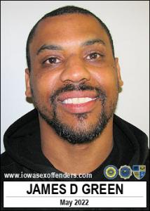 James Diamond Green a registered Sex Offender of Iowa