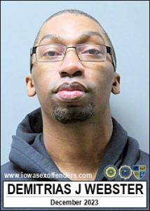 Demitrias Jamal Webster a registered Sex Offender of Iowa