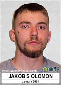 Jakob Scott Olomon a registered Sex Offender of Iowa