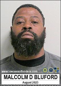 Malcolm Demont Bluford a registered Sex Offender of Iowa