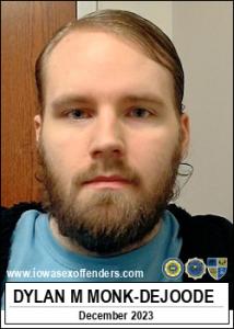 Dylan Michael Monk-dejoode a registered Sex Offender of Iowa