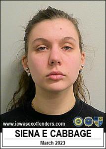 Siena Ellen Cabbage a registered Sex Offender of Iowa