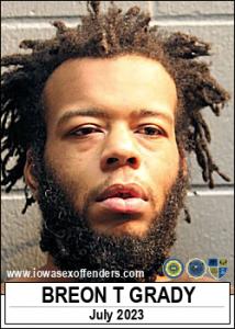 Breon Travelle Grady a registered Sex Offender of Iowa