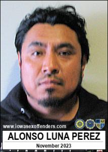 Alonso Luna Perez a registered Sex Offender of Iowa